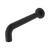 Nero Kara Wall Basin Set Spout Only 180mm Matte Black