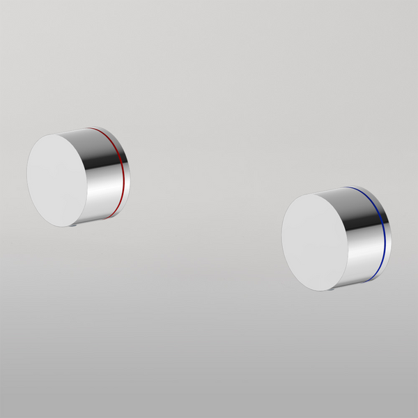 Nero Kara Wall Top Assemblies Chrome