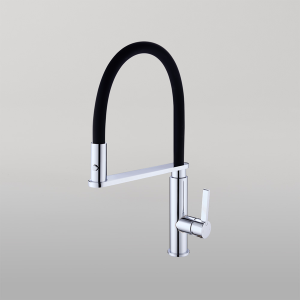Nero Rit Pull Out Sink Mixer Chrome