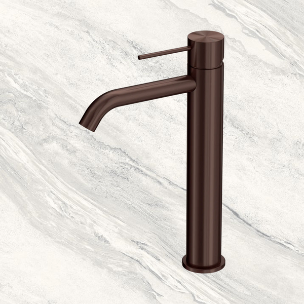 Nero Mecca Tall Basin Mixer Rome Bronze Lead Free