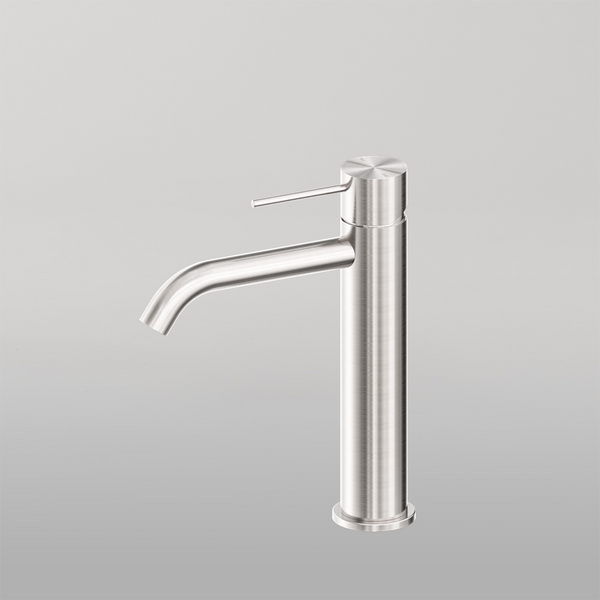 Nero Mecca Mid Tall Basin Mixer Brushed Nickel