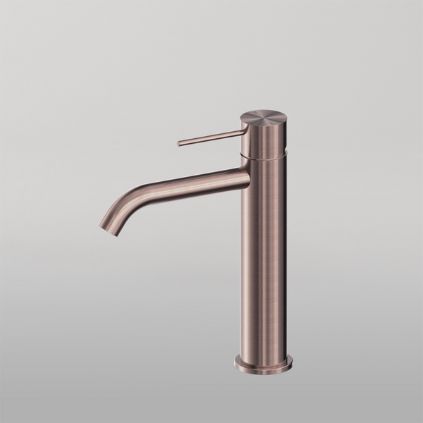 Nero Mecca Mid Tall Basin Mixer Brushed Bronze