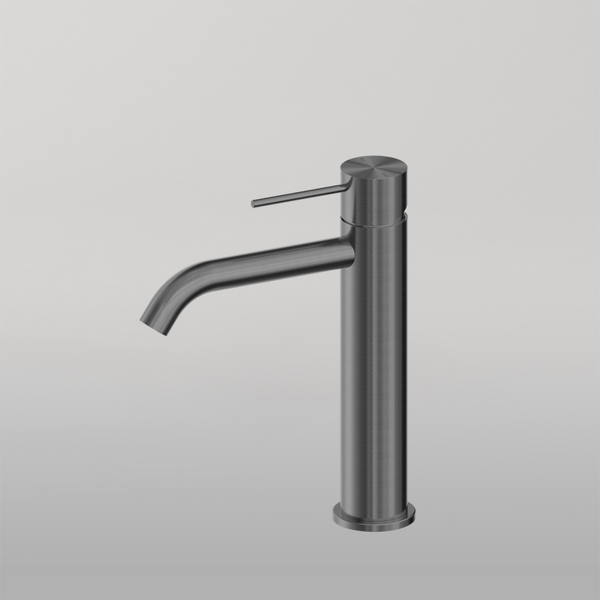 Nero Mecca Mid Tall Basin Mixer Gun Metal