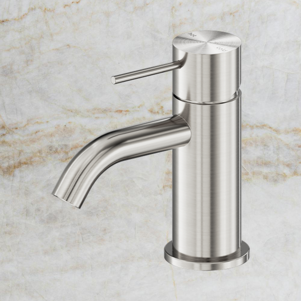 Nero Mecca Mini Basin Mixer Brushed Nickel