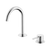Nero Mecca Hob Basin Mixer Set Arc Spout Chrome