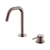 Nero Mecca Hob Basin Mixer Set Edge Spout Brushed Bronze