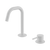 Nero Mecca Hob Basin Mixer Set Edge Spout Matte White