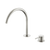 Nero Mecca Hob Bath/Kitchen Mixer Set Arc Spout Brushed Nickel