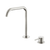 Nero Mecca Hob Bath/Kitchen Mixer Set Edge Spout Brushed Nickel