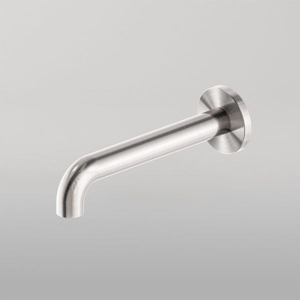 Nero Mecca Basin/Bath Spout Only 120mm Brushed Nickel