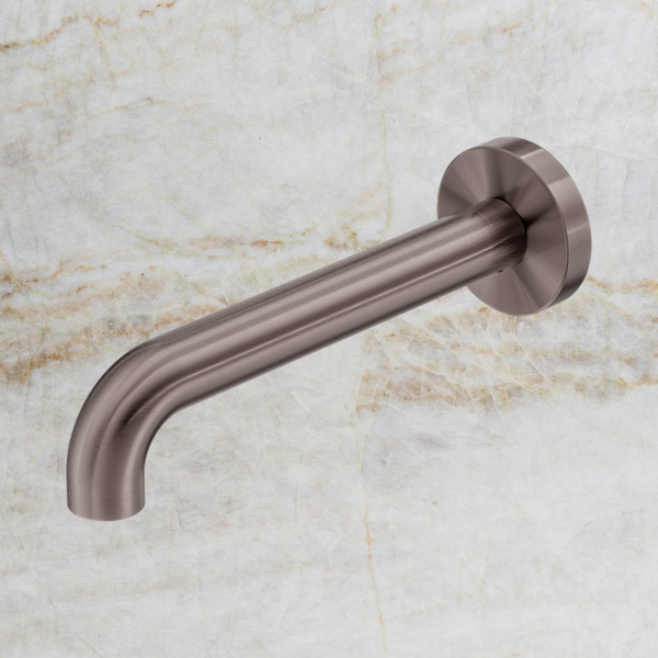 Nero Mecca Basin/Bath Spout Only 185mm II Brushed Bronze