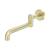 Nero Mecca Wall Mounted Swivel Bath Spout Only 225mm II Brushed Gold