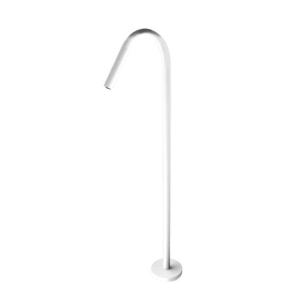 Nero Mecca Freestanding Bath Spout Only Matte White