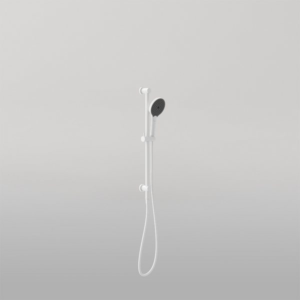 Nero Mecca Shower Rail With Air Shower II Matte White