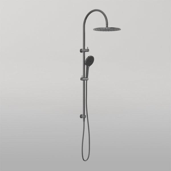 Nero Mecca Twin Shower With Air Shower II Gun Metal