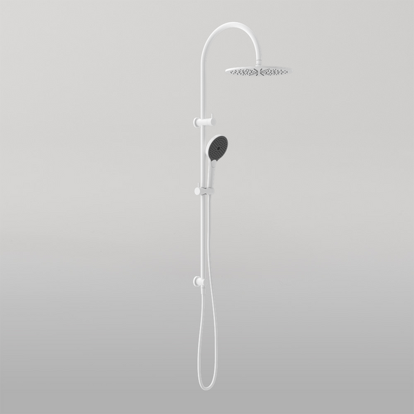 Nero Mecca Twin Shower With Air Shower II Matte White