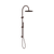 Nero Mecca Twin Shower With Slim Hand Shower Rome Bronze Lead Free