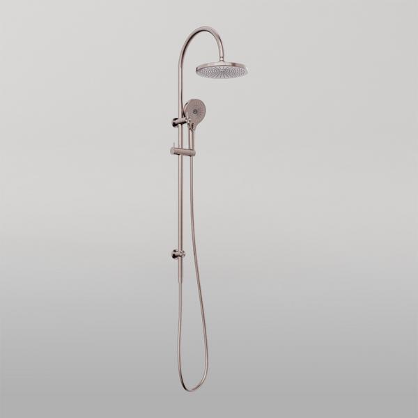 Nero Mecca Twin Shower Brushed Bronze
