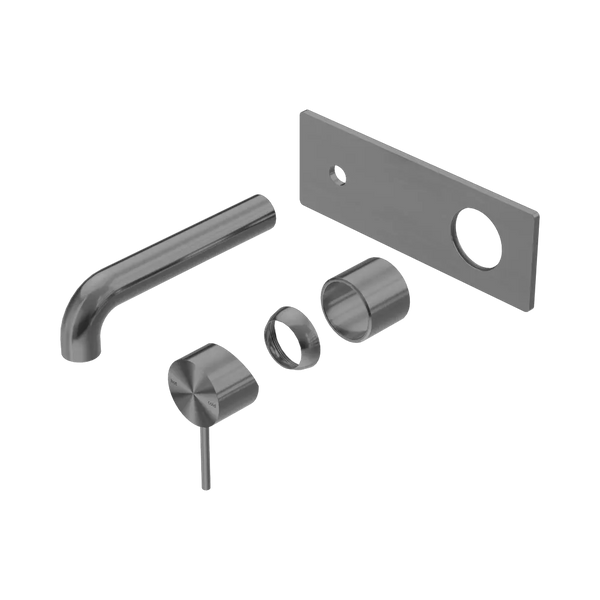 Nero Mecca Wall Basin/Bath Mixer 120mm (Trim Kit Only) Gunmetal