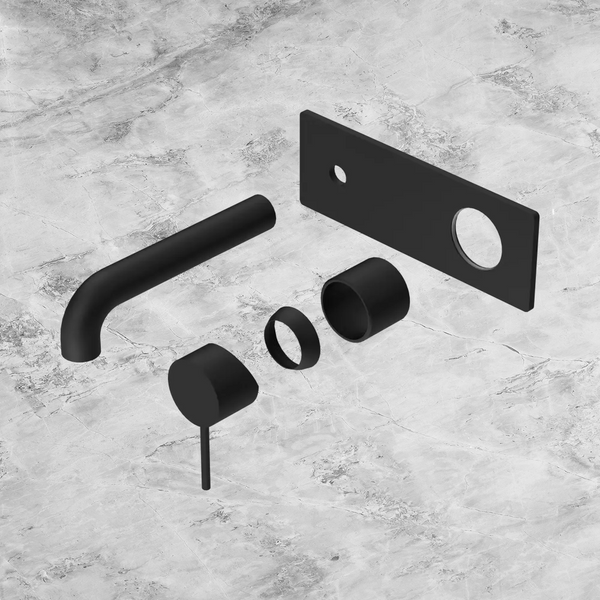 Nero Mecca Wall Basin/Bath Mixer 160mm (Trim Kit Only) Matte Black