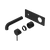Nero Mecca Wall Basin/Bath Mixer 160mm (Trim Kit Only) Matte Black