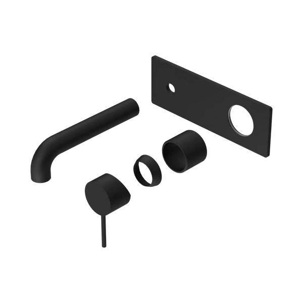 Nero Mecca Wall Basin/Bath Mixer 160mm (Trim Kit Only) Matte Black
