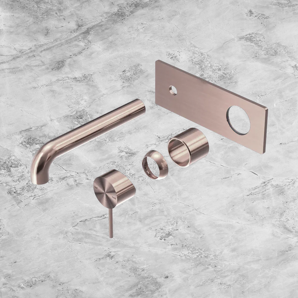Nero Mecca Wall Basin/Bath Mixer 230mm (Trim Kit Only) Brushed Bronze