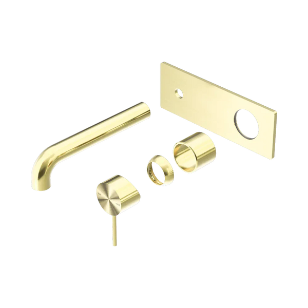 Nero Mecca Wall Basin/Bath Mixer 260mm (Trim Kit Only) Brushed Gold