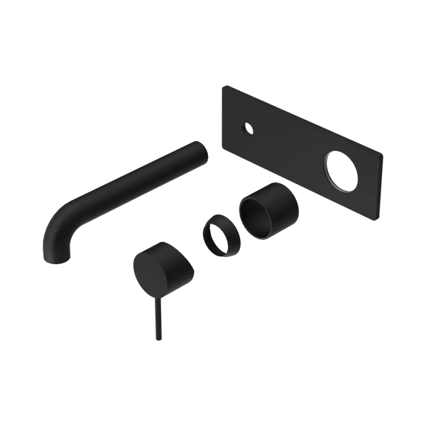 Nero Mecca Wall Basin/Bath Mixer 260mm (Trim Kit Only) Matte Black