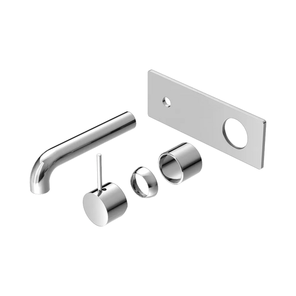 Nero Mecca Wall Basin/Bath Mixer Handle Up 120mm (Trim Kit Only) Chrome