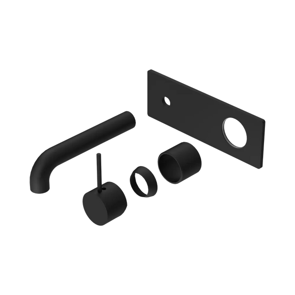 Nero Mecca Wall Basin/Bath Mixer Handle Up 160mm (Trim Kit Only) Matte Black