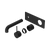Nero Mecca Wall Basin/Bath Mixer Handle Up 160mm (Trim Kit Only) Matte Black