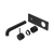 Nero Mecca Wall Basin/Bath Mixer Handle Up 260mm (Trim Kit Only) Matte Black