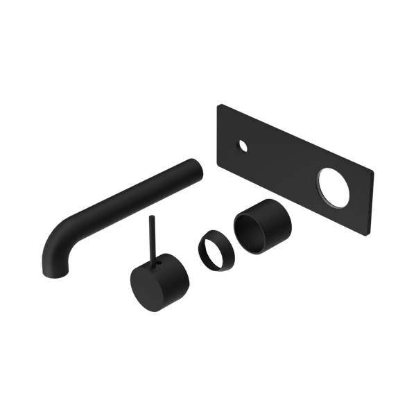 Nero Mecca Wall Basin/Bath Mixer Handle Up 260mm (Trim Kit Only) Matte Black
