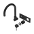 Nero Mecca Wall Basin/Bath Mixer Swivel Spout (Trim Kit Only) Matte Black