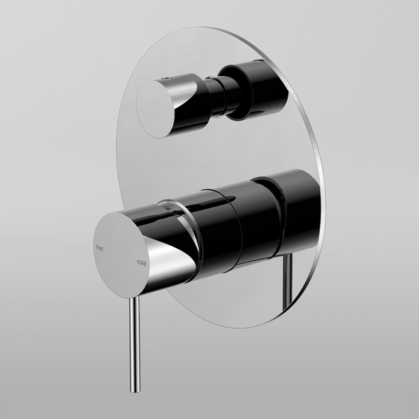 Nero Mecca Shower Mixer With Divertor Chrome