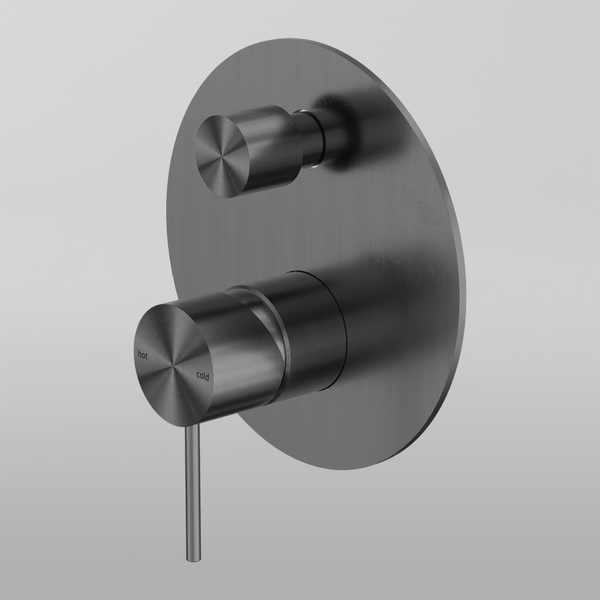 Nero Mecca Shower Mixer With Divertor Gun Metal