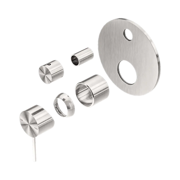 Nero Mecca Shower Mixer with Diverter (Trim Kit Only) Brushed Nickel