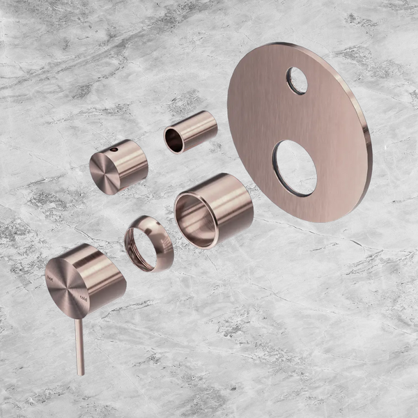 Nero Mecca Shower Mixer with Diverter (Trim Kit Only) Brushed Bronze