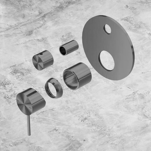 Nero Mecca Shower Mixer with Diverter (Trim Kit Only) Gunmetal