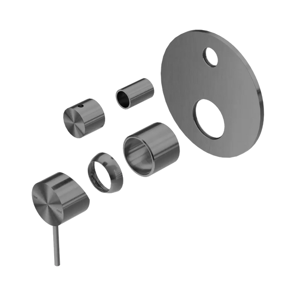 Nero Mecca Shower Mixer with Diverter (Trim Kit Only) Gunmetal