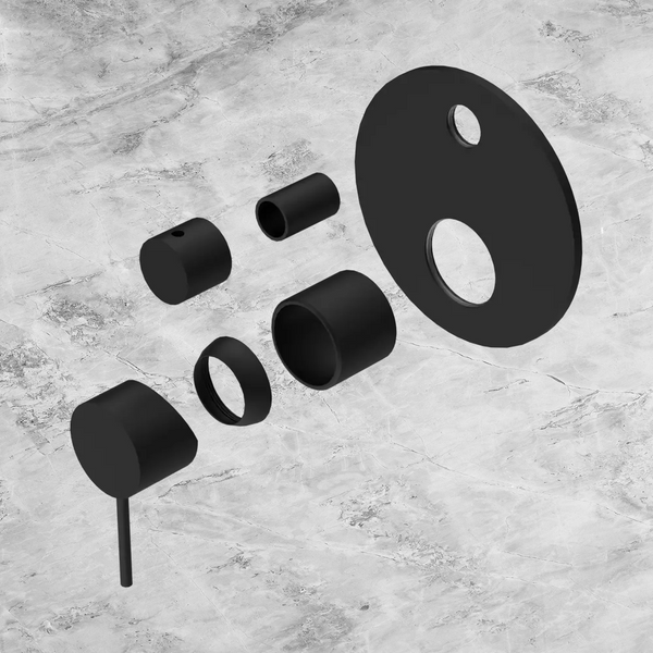 Nero Mecca Shower Mixer with Diverter (Trim Kit Only) Matte Black