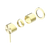 Nero Mecca Shower Mixer 60mm Plate (Trim Kit Only) Brushed Gold