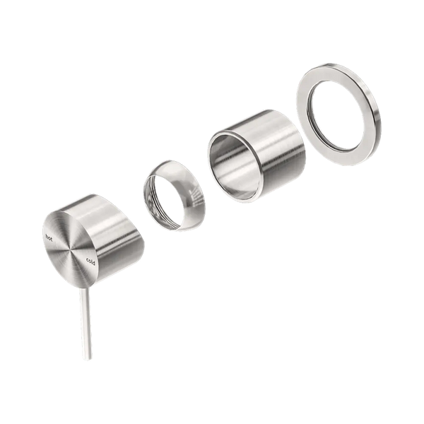 Nero Mecca Shower Mixer 60mm Plate (Trim Kit Only) Brushed Nickel