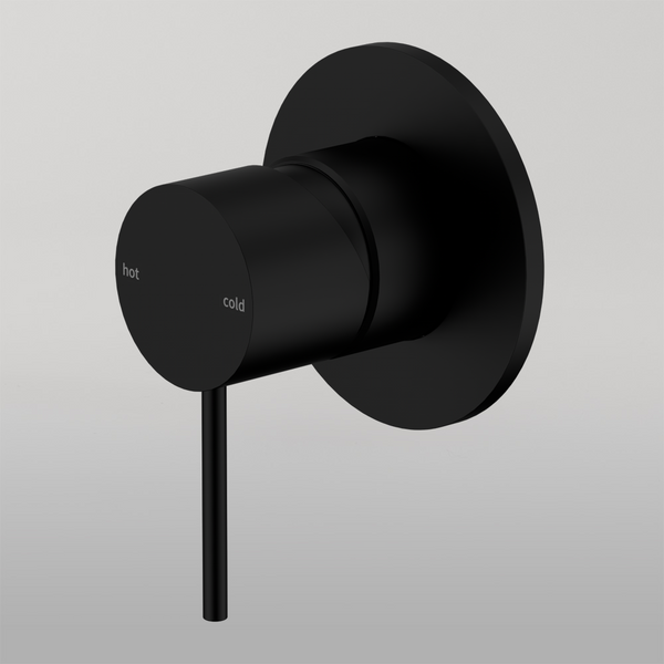 Nero Mecca Shower Mixer 80mm Plate Matte Black