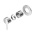 Nero Mecca Shower Mixer 80mm Plate (Trim Kit Only) Chrome