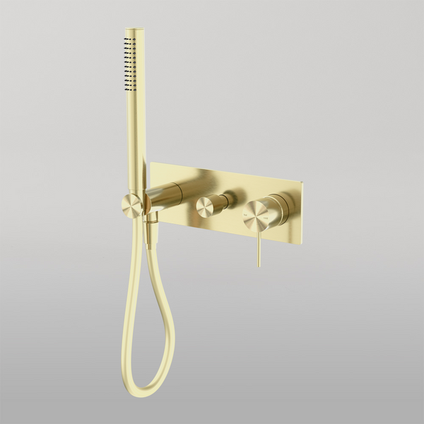 Nero Mecca Shower Mixer Divertor System Brushed Gold