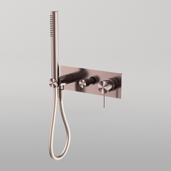 Nero Mecca Shower Mixer Divertor System Brushed Bronze