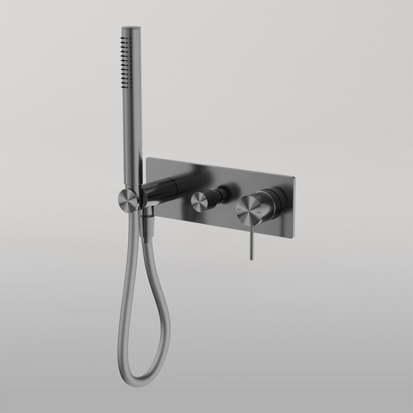 Nero Mecca Shower Mixer Divertor System Gun Metal