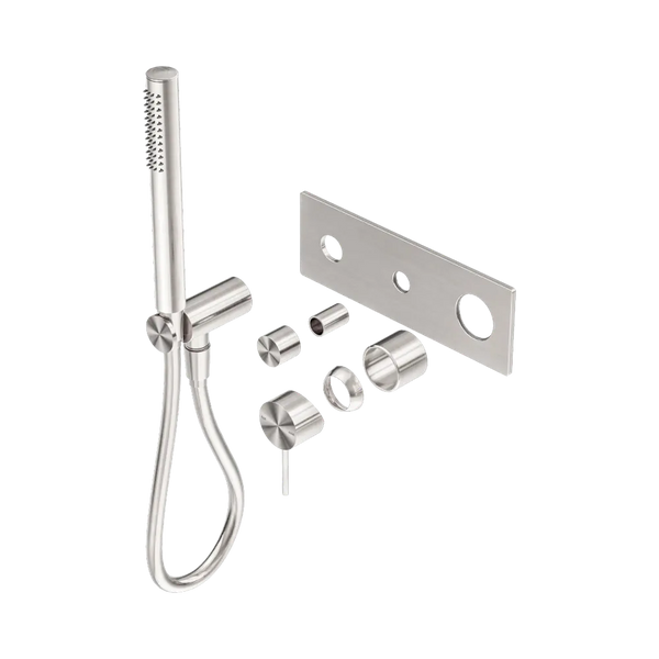 Nero Mecca Shower Mixer Diverter System (Trim Kit Only) Brushed Nickel